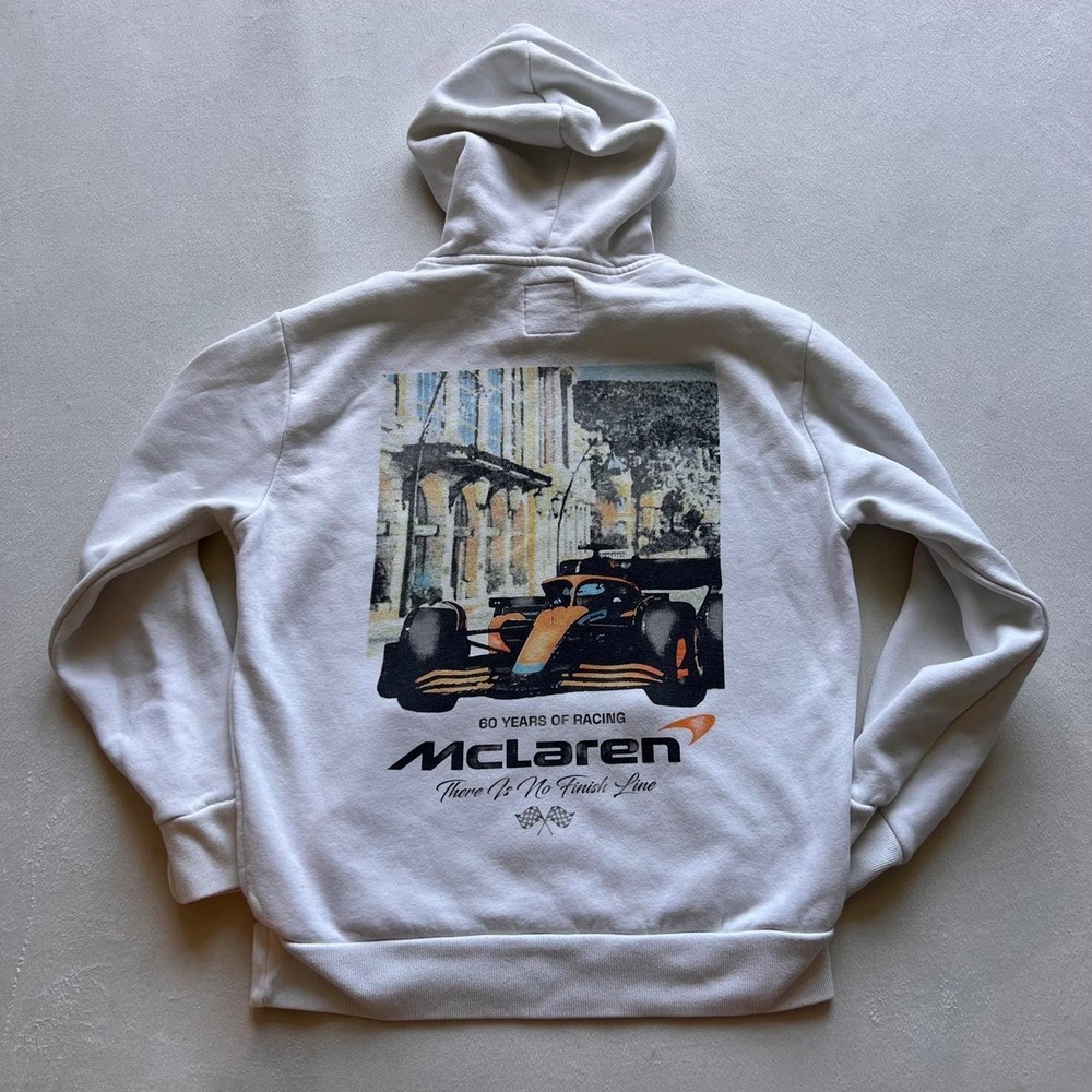 McLaren F1 Team Hoodie Hollister Collaboration 60 years of racing Car Culture